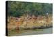 Village on the Bank of the Hooghly River, Part of the Ganges River, West Bengal, India, Asia-Bruno Morandi-Premier Image Canvas