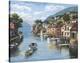 Village on the Water-Sung Kim-Stretched Canvas