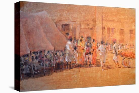 Village Scene, Jaipor-Lincoln Seligman-Premier Image Canvas