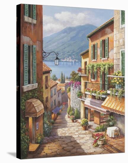 Village Steps-Sung Kim-Stretched Canvas