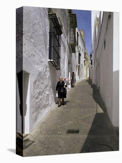 Village Street, Arcos De La Frontera, Cadiz, Andalucia, Spain-Michael Busselle-Premier Image Canvas