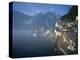 Village with Mountains and Lake, Hallstatt, Salzkammergut, Austria-Steve Vidler-Premier Image Canvas