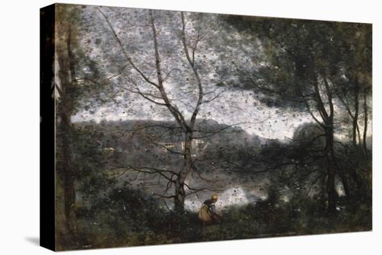 Ville d'Avray, 1870-Jean-Baptiste-Camille Corot-Premier Image Canvas