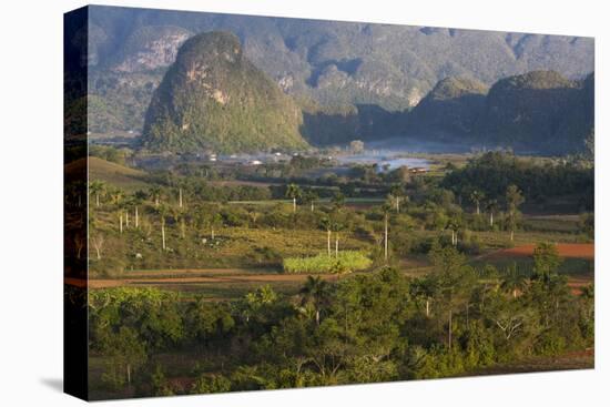 Vinales Valley, UNESCO World Heritage Site, Bathed in Early Morning Sunlight-Lee Frost-Premier Image Canvas