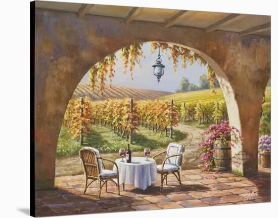 Vineyard for Two-Sung Kim-Stretched Canvas