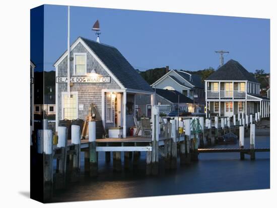 Vineyard Haven Harbour, Martha's Vineyard, Massachusetts, USA-Walter Bibikow-Premier Image Canvas