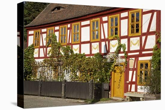 Vineyard 'House Lorenz' Built in 1680 in the Vineyard Route in Radebeul Near Dresden-Uwe Steffens-Premier Image Canvas