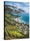 Vineyard Village by the Sea-Sung Kim-Stretched Canvas