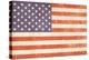 Vintage American Flag-Alisa Foytik-Stretched Canvas
