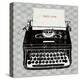 Vintage Analog Typewriter-Michael Mullan-Stretched Canvas