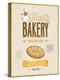 Vintage Bakery Poster-avean-Stretched Canvas