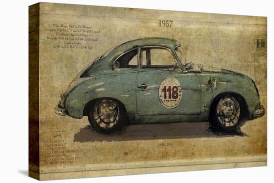 Vintage Car 118-Sidney Paul & Co.-Stretched Canvas