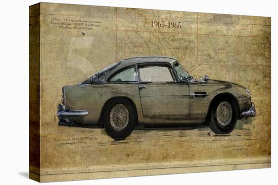 Vintage Car 1963-Sidney Paul & Co.-Stretched Canvas