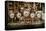 Vintage Clocks on a Bar Counter in a Pub-NejroN Photo-Premier Image Canvas