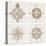 Vintage Compass Roses-vso-Stretched Canvas