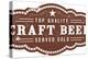 Vintage Craft Beer Bar Sign-daveh900-Stretched Canvas