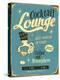 Vintage Design -  Cocktail Lounge-Real Callahan-Stretched Canvas