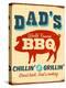 Vintage Design -  Dad's BBQ-Real Callahan-Premier Image Canvas