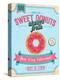 Vintage Donuts Poster-avean-Stretched Canvas