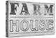 Vintage Farmhouse Sign I-June Vess-Stretched Canvas