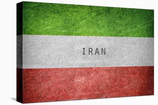 Vintage Flag of Iran-salajean-Stretched Canvas