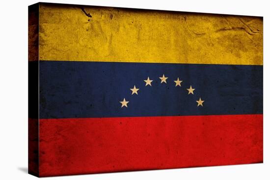 Vintage Flag Of Venezuela-ilolab-Stretched Canvas