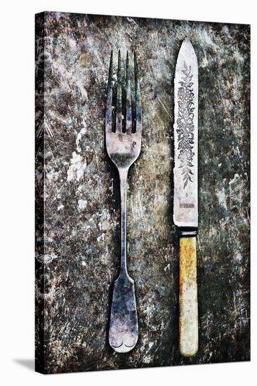 Vintage Flatware II-James Guilliam-Stretched Canvas