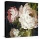 Vintage Floral Delight I-Alex Black-Stretched Canvas