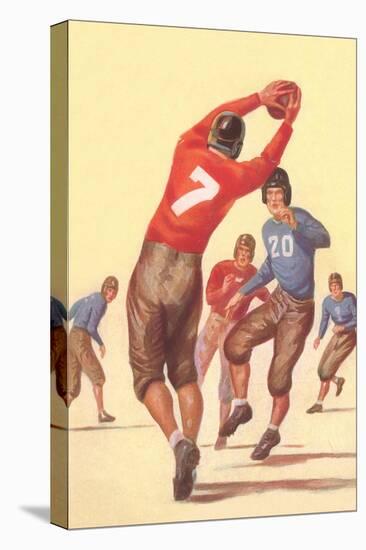 Vintage Football Player-null-Stretched Canvas