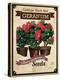 Vintage Geranium Seed Packet-null-Premier Image Canvas