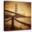 Vintage Golden Gate-Philippe Sainte-Laudy-Premier Image Canvas