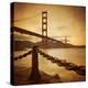 Vintage Golden Gate-Philippe Sainte-Laudy-Premier Image Canvas