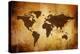 Vintage Map-Kuzma-Stretched Canvas