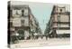 Vintage Mexico City Street Scene-null-Stretched Canvas