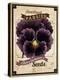 Vintage Pansies Seed Packet-null-Premier Image Canvas