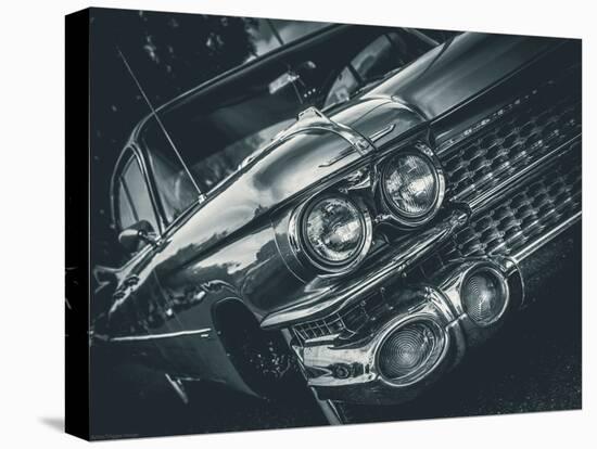 Vintage Retro American Car-David Challinor-Premier Image Canvas
