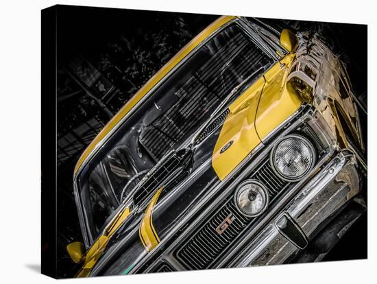 Vintage Retro American Car-David Challinor-Premier Image Canvas