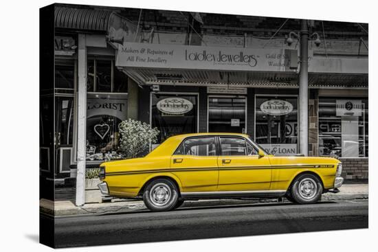 Vintage Retro American Car-David Challinor-Premier Image Canvas