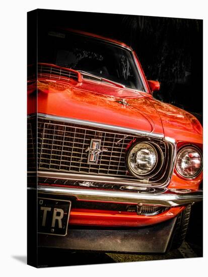 Vintage Retro American Car-David Challinor-Premier Image Canvas