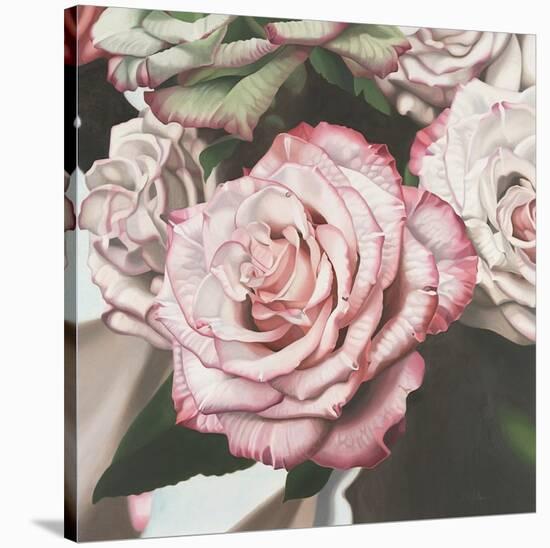 Vintage Rose-Elizabeth Hellman-Stretched Canvas