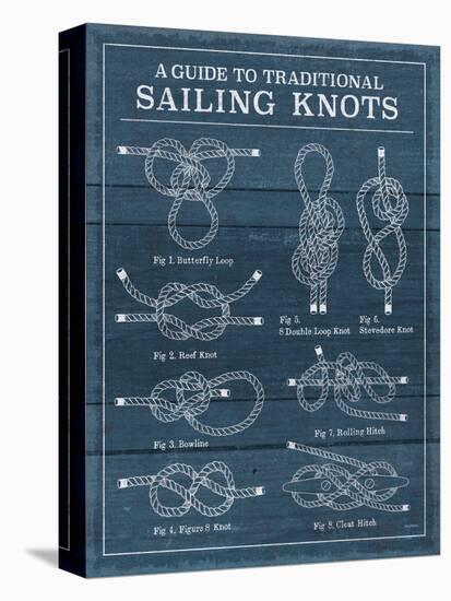 Vintage Sailing Knots I-Mary Urban-Stretched Canvas