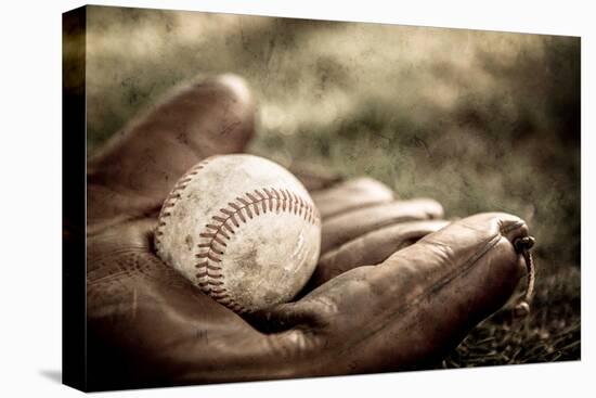 Vintage Style Baseball Glove and Ball-soupstock-Premier Image Canvas