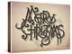 Vintage Style Detailed Christmas Card-traffico-Stretched Canvas