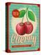 Vintage Styled Cherry-Marvid-Stretched Canvas