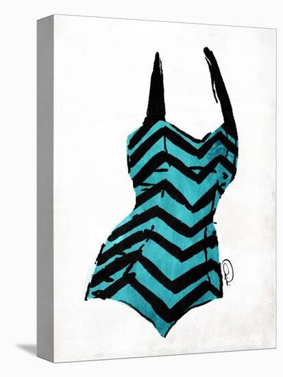 Vintage Swimsuit 4-OnRei-Stretched Canvas