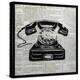 Vintage Telephone-Piper Ballantyne-Stretched Canvas