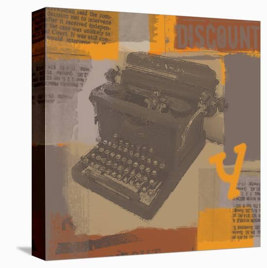 Vintage Typewriter I-Yashna-Stretched Canvas