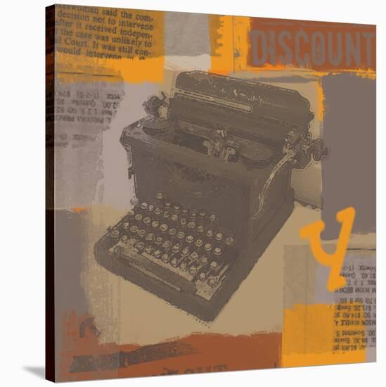 Vintage Typewriter I-Yashna-Stretched Canvas