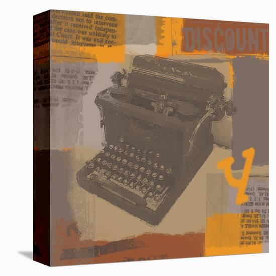 Vintage Typewriter I-Yashna-Stretched Canvas