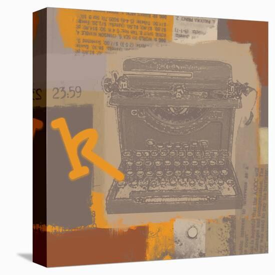 Vintage Typewriter II-Yashna-Stretched Canvas